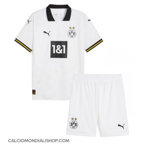 Maglie da calcio Borussia Dortmund Terza Maglia Bambino 2024-25 Manica Corta (+ Pantaloni corti)